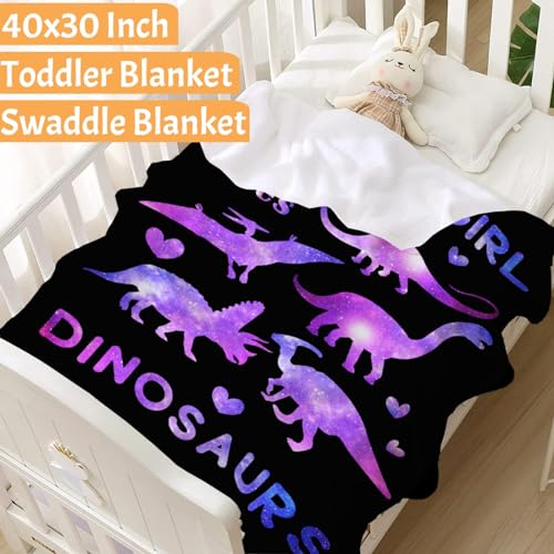 Dinosaur Blanket for Girls