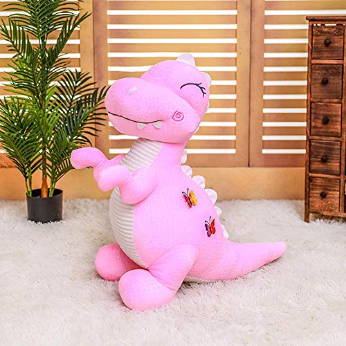 Pink Dinosaur Stuffed Animal Toys Cute Soft Dinosaurs Plush Doll T-Rex Throw Pillow for Boys Girls 11"
