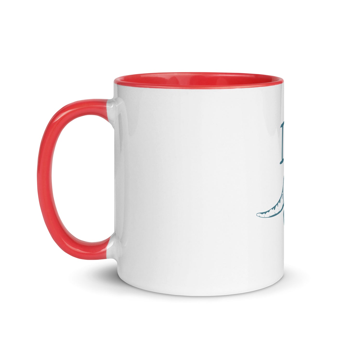 I Love Parasaurolophus Mug with Color Inside
