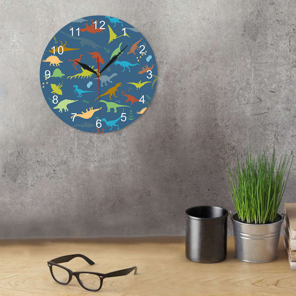 Dinosaur Colorful wall clock