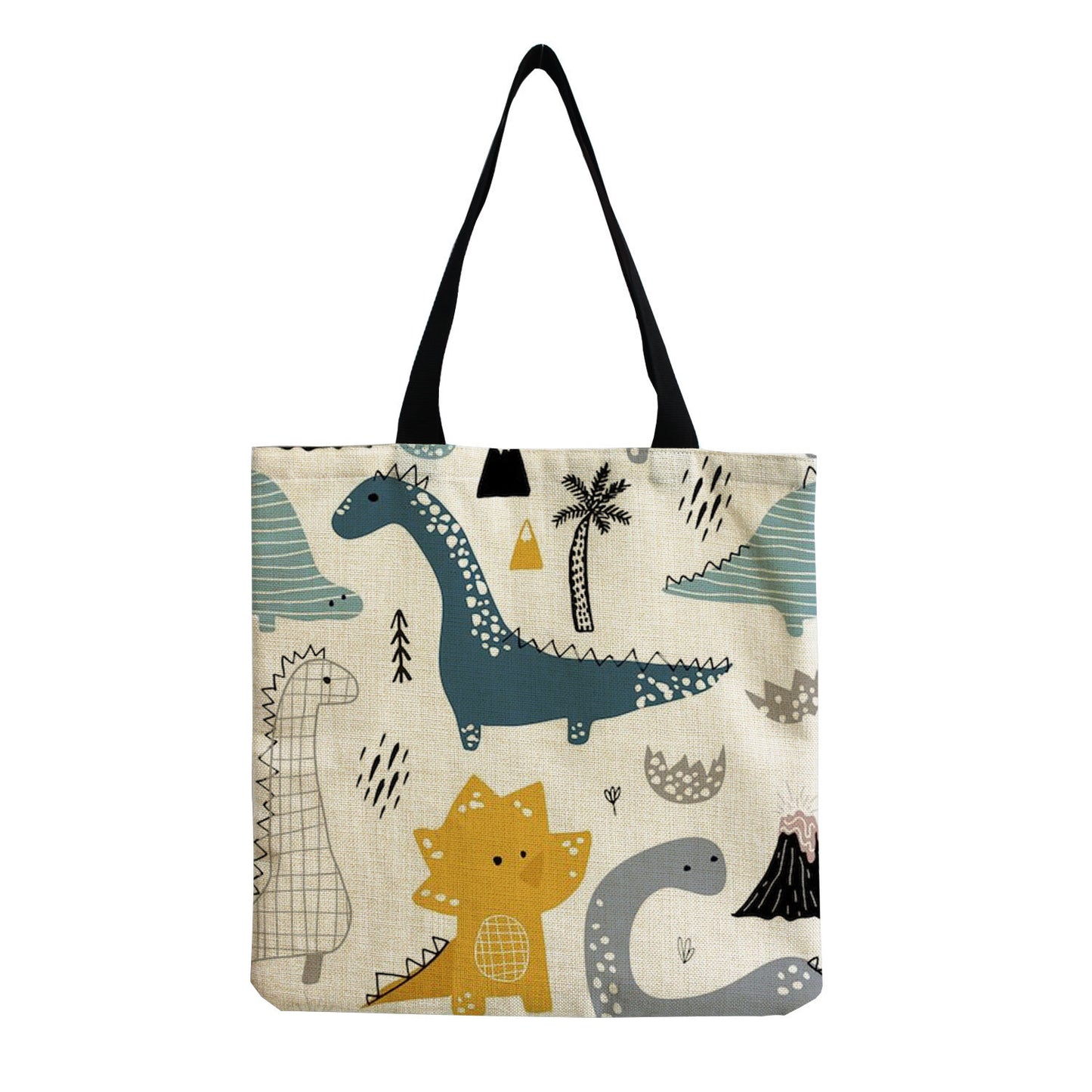 Dinosaur Printed Handbag Female Cute Cartoon