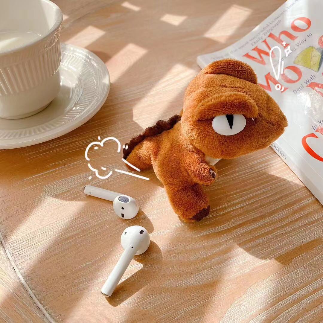 Dinosaur doll earphone protective cover