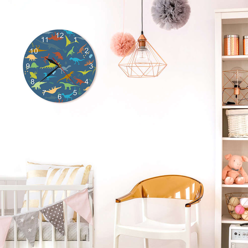 Dinosaur Colorful wall clock