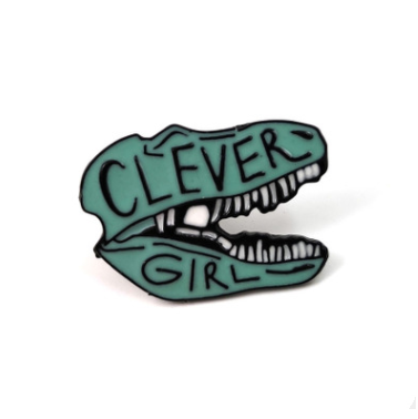 Jurassic Dinosaur Dripping Alloy Brooch