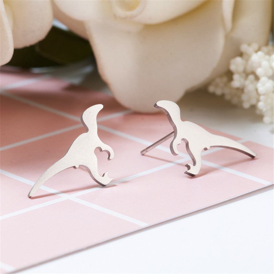 Dinosaur earrings