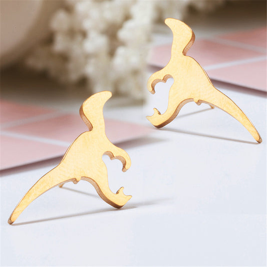 Dinosaur earrings