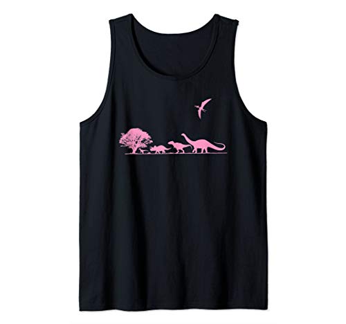 Womens Dinosaurs Prehistoric Tank Top