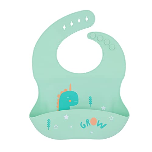 Waterproof Dinosaur Baby Food Catcher bib