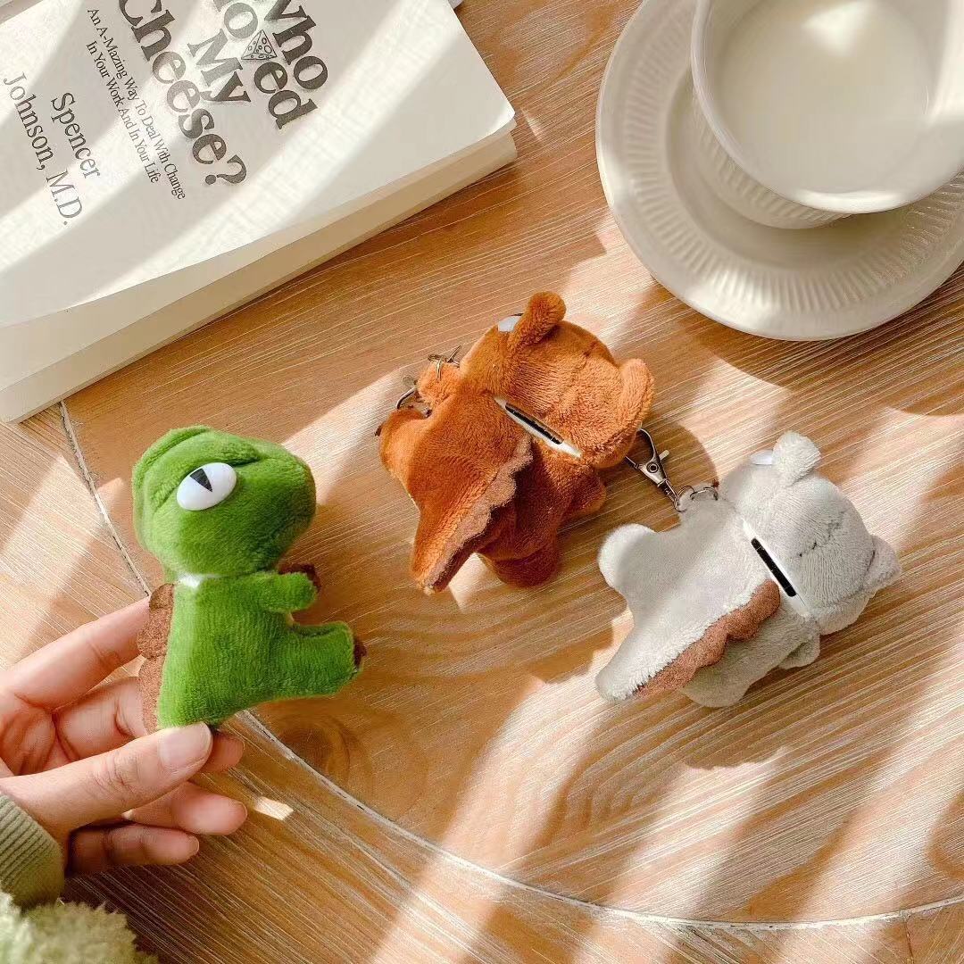 Dinosaur doll earphone protective cover