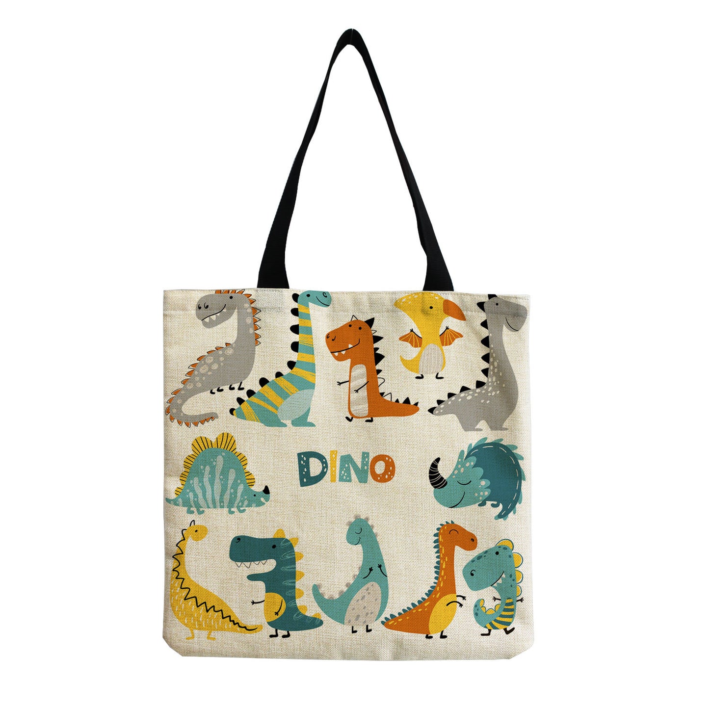 Dinosaur Printed Handbag Female Cute Cartoon