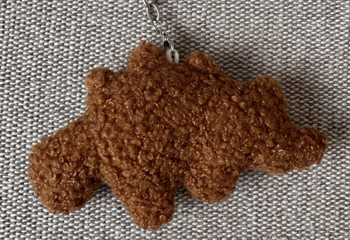 Creative Dinosaur Chicken Pendant keychain