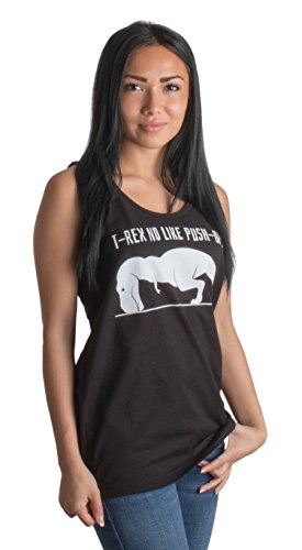 T-REX NO Like Push-UPS | Funny Adult tank top