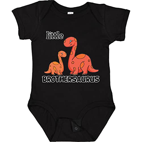 inktastic Little Brothersaurus Baby Bodysuit 6 Months 0040 Black 26b8e