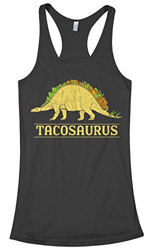 Women's Tacosaurus Dinosaur Taco Racerback Tank Top