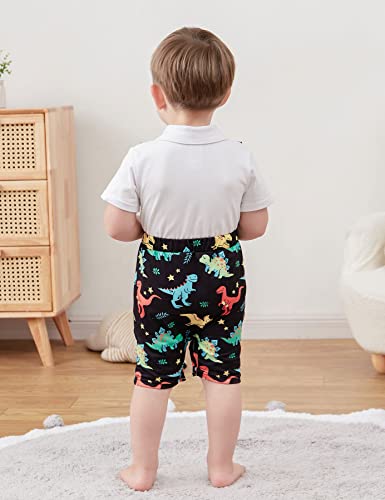 Dress Clothes Dinosaur Cotton Baby Boys 2 in 1 Romper