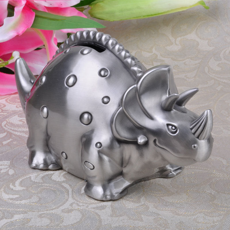 Fashion Metal Dinosaur Coin Bank