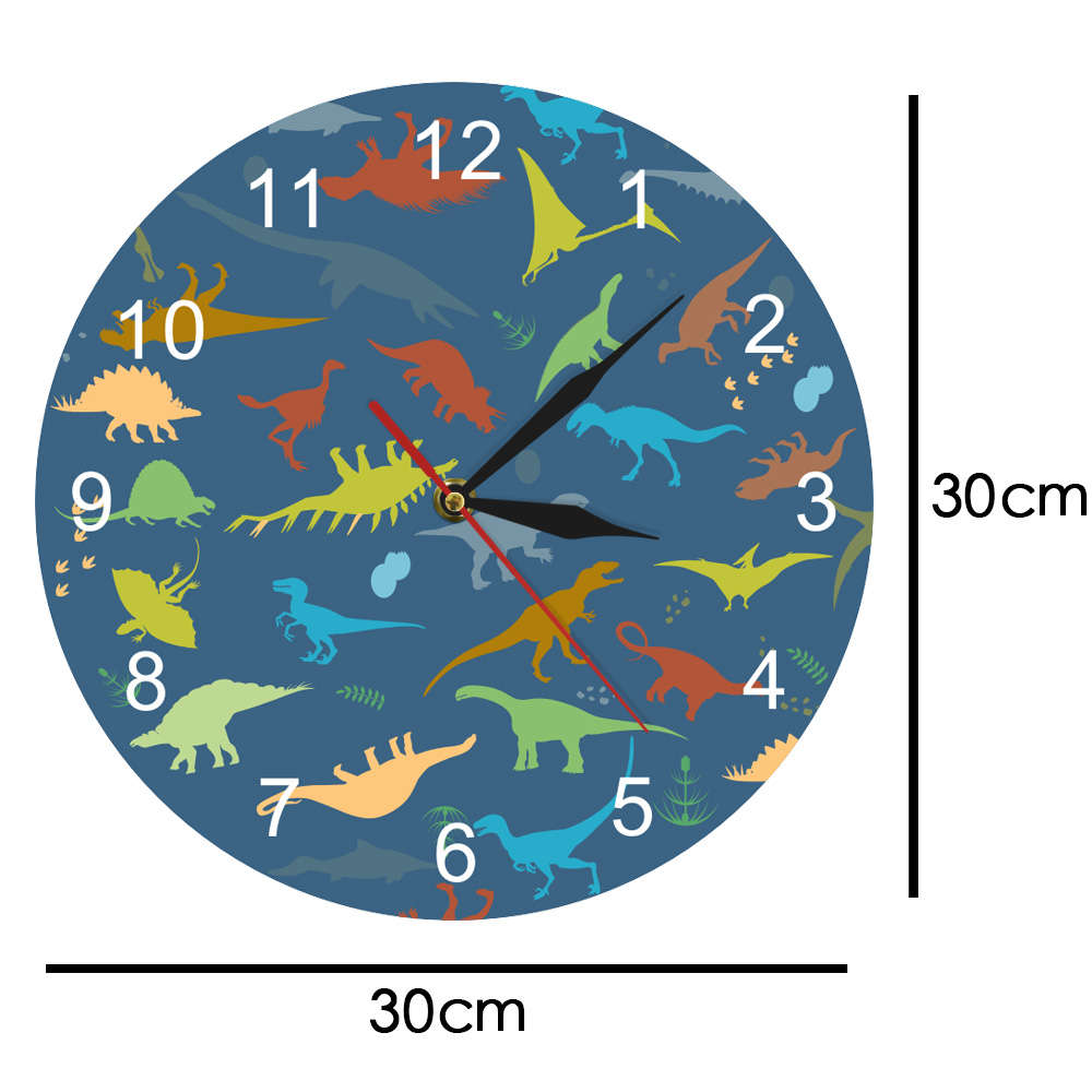 Dinosaur Colorful wall clock