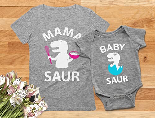 Dinosaur Mommy and Me Matching Outfits