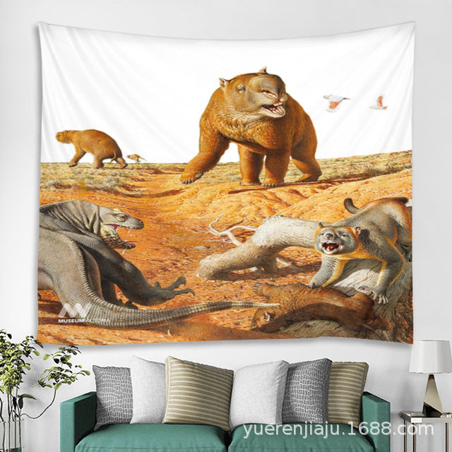 Dinosaur Wall Tapestry Cloth