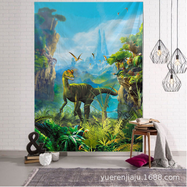 Dinosaur Wall Tapestry Cloth