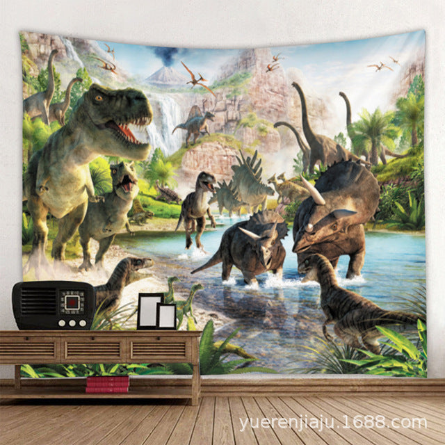 Dinosaur Wall Tapestry Cloth