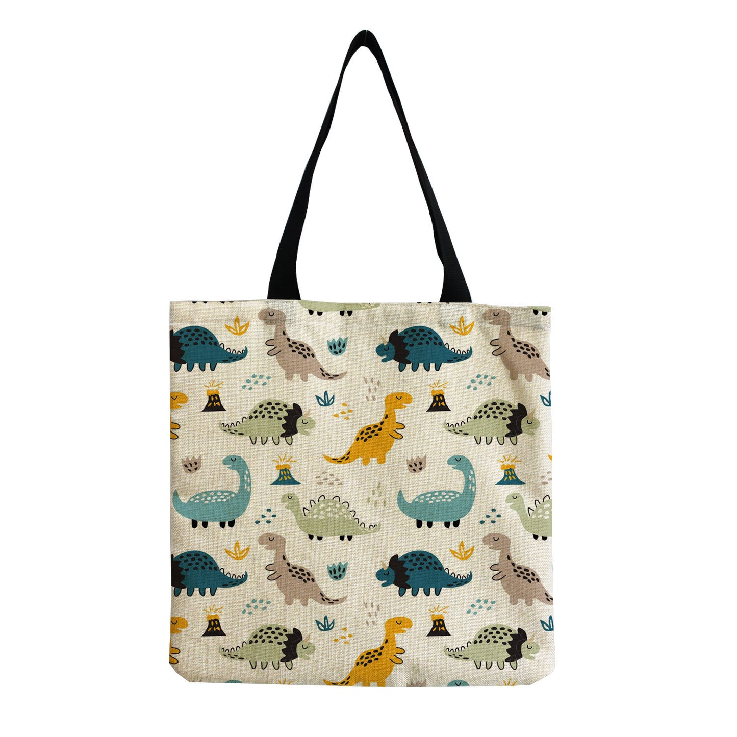 Dinosaur Printed Handbag Female Cute Cartoon