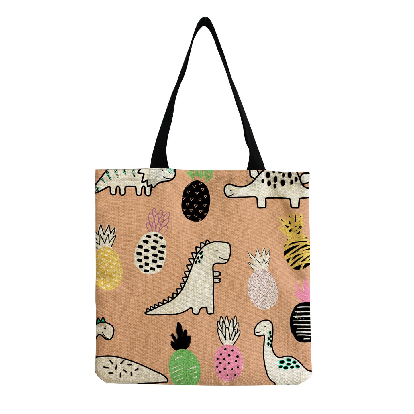 Dinosaur Printed Handbag Female Cute Cartoon