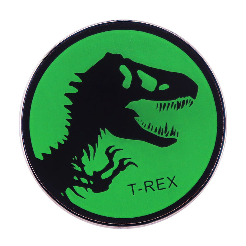 Dinosaur enamel pin