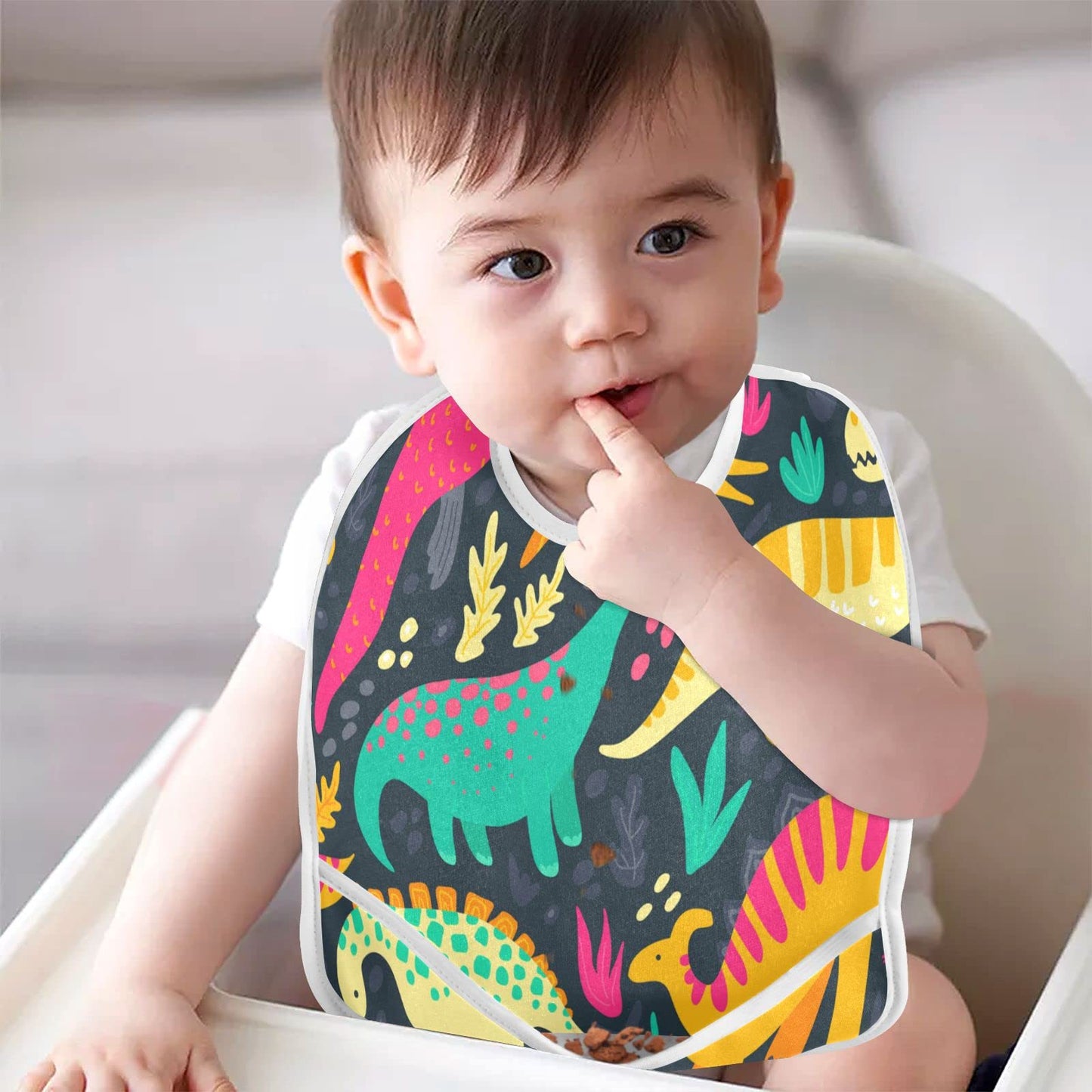 Cute Waterproof Dinosaur Baby Bibs