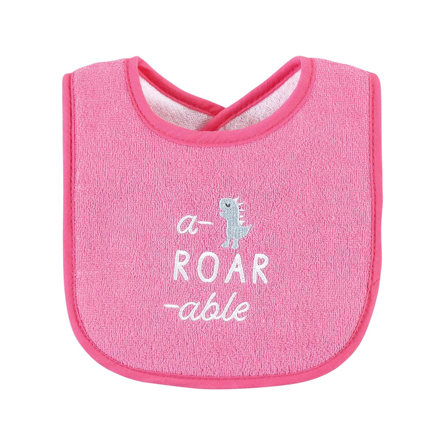 Baby Unisex Dinosaur Cotton Terry Drooler Bibs