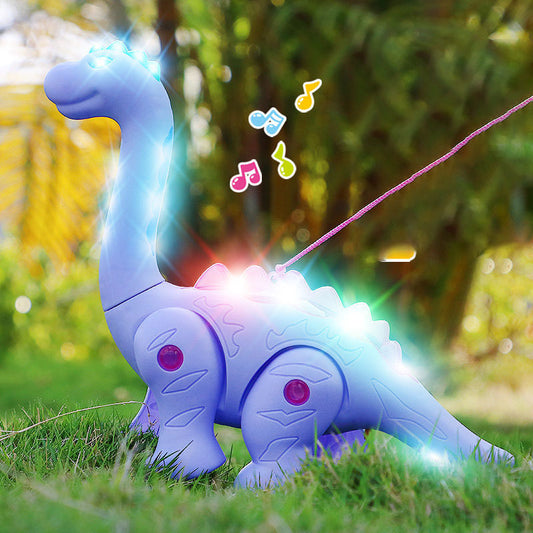 Electric Rope Dinosaur Carpet Toys Luminous Music