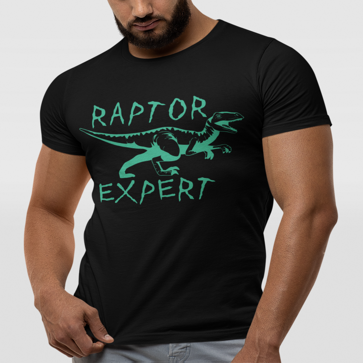 Raptor Expert (Adult) Dinosaur Short-sleeve unisex t-shirt