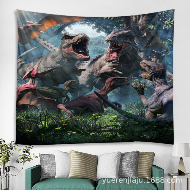 Dinosaur Wall Tapestry Cloth