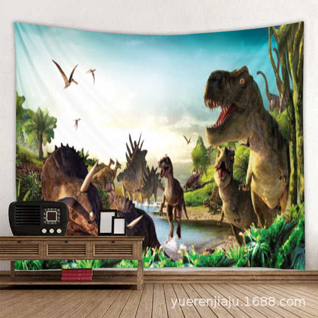 Dinosaur Wall Tapestry Cloth