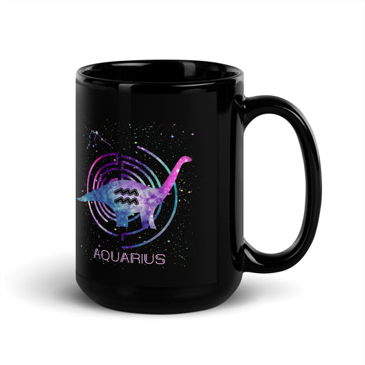 Dinosaur Zodiac (Aquarius) Mug 15oz