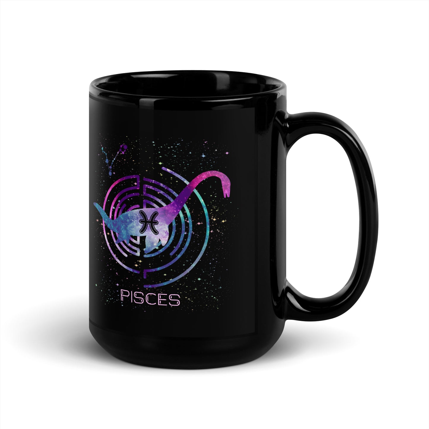 Dinosaur Zodiac (Pisces) Mug 15oz