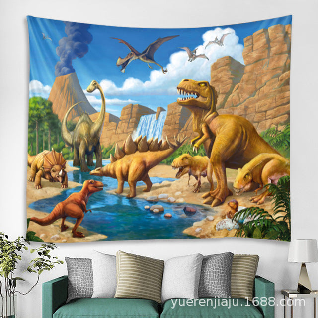 Dinosaur Wall Tapestry Cloth