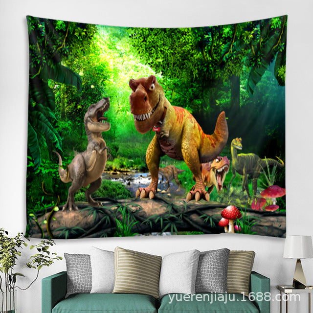 Dinosaur Wall Tapestry Cloth