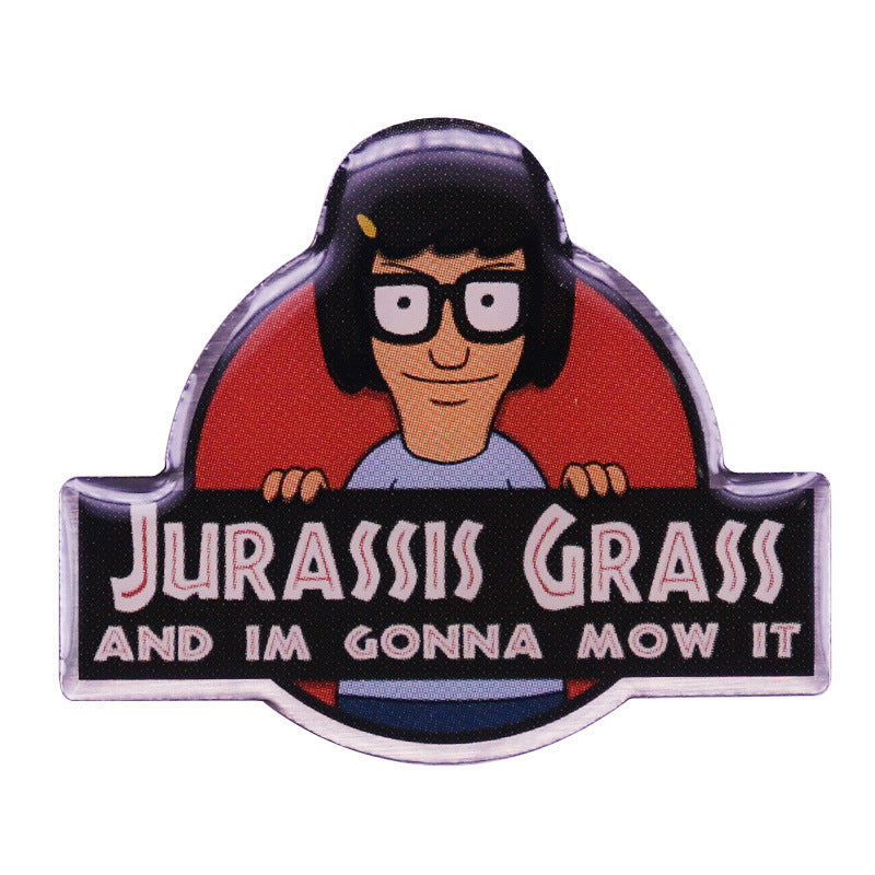 Dinosaur enamel pin