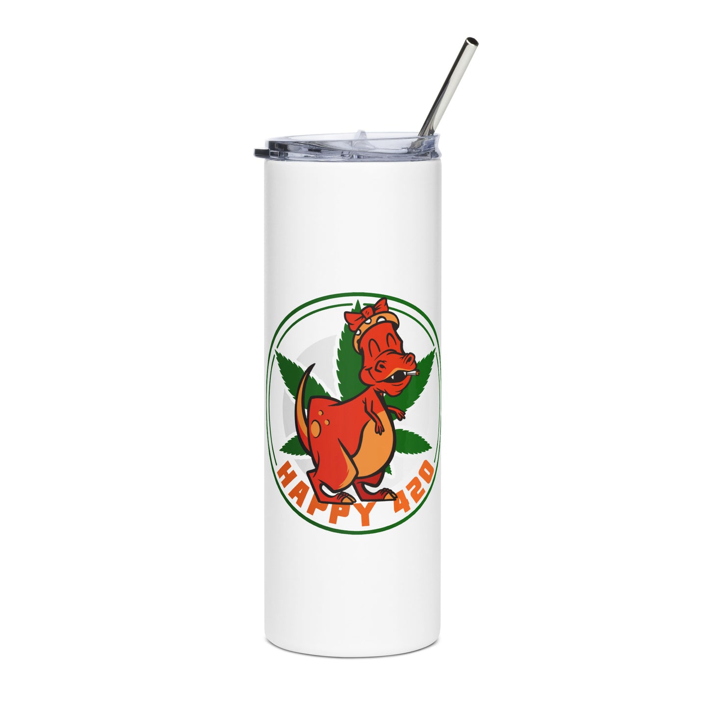 Righteous Dinosaur 420 Tumbler