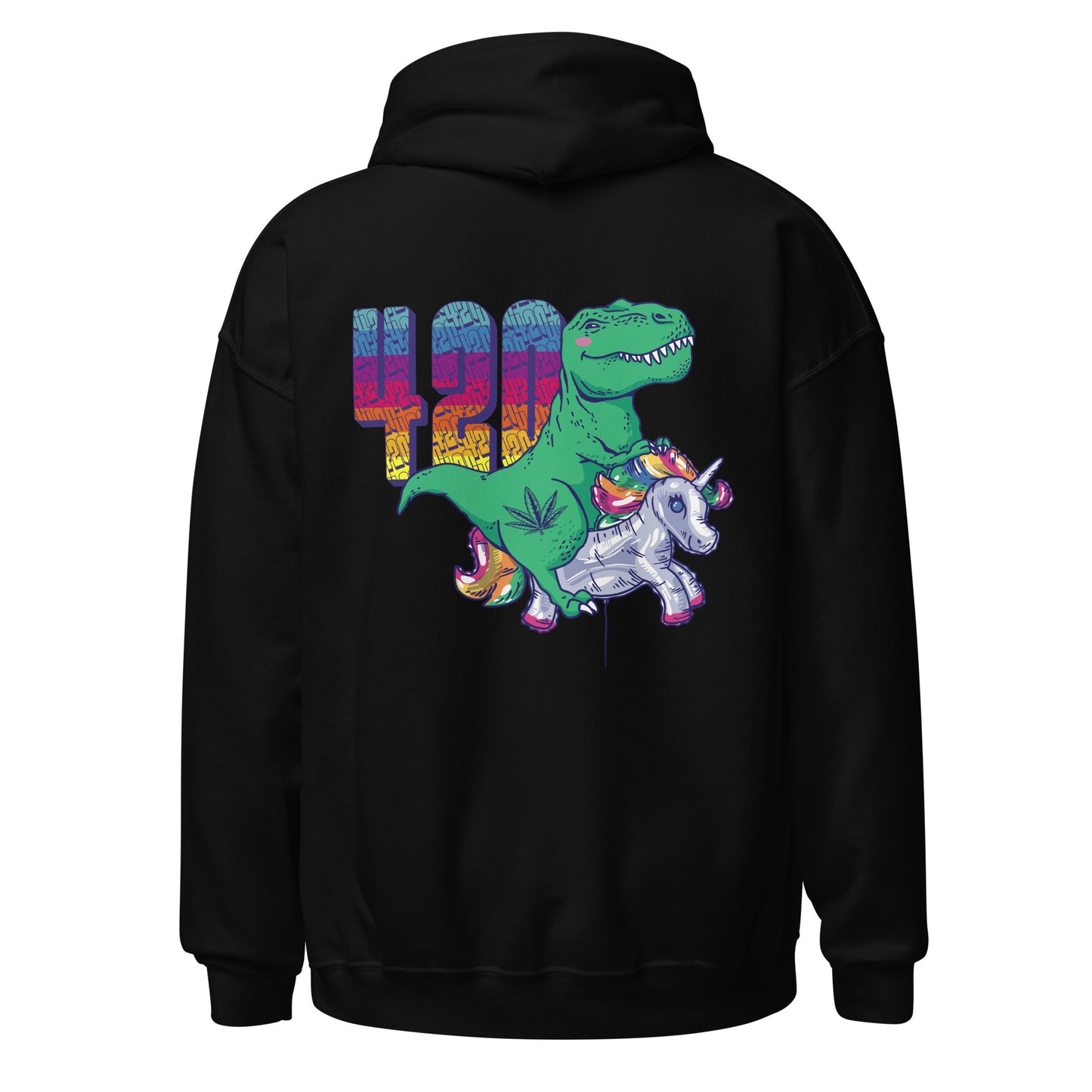 Lively Dinosaur 420 Hoodie