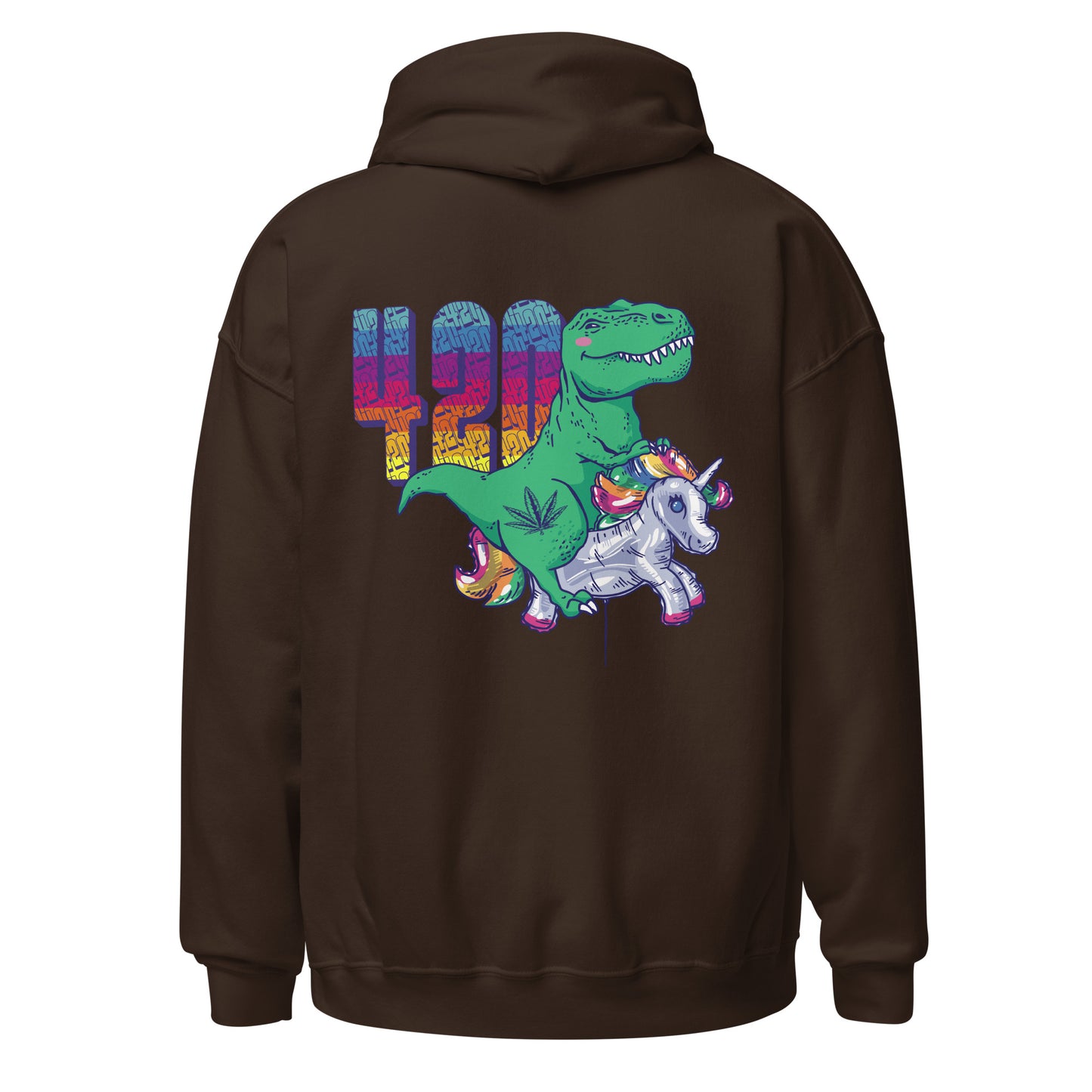 Lively Dinosaur 420 Hoodie