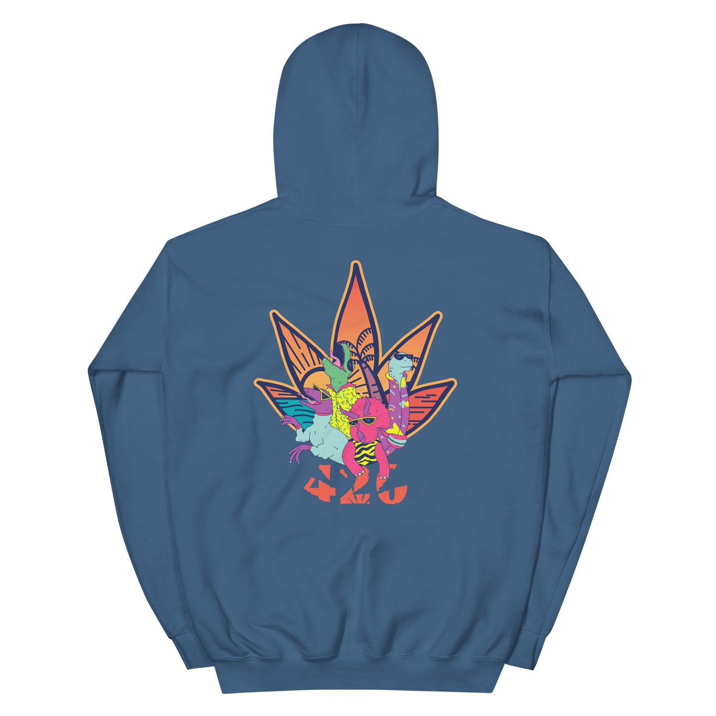 Friendly Dinosaur 420 Hoodie