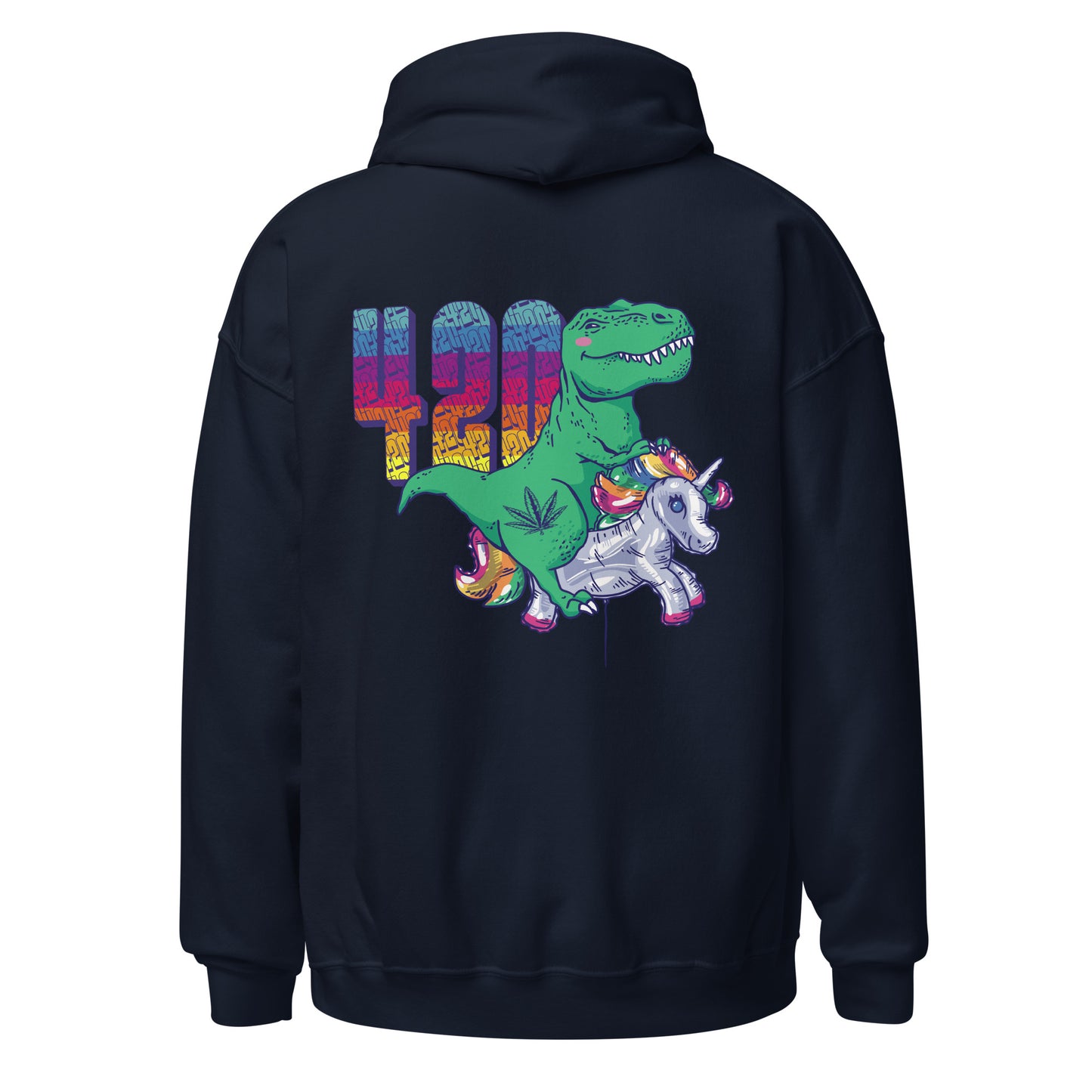 Lively Dinosaur 420 Hoodie