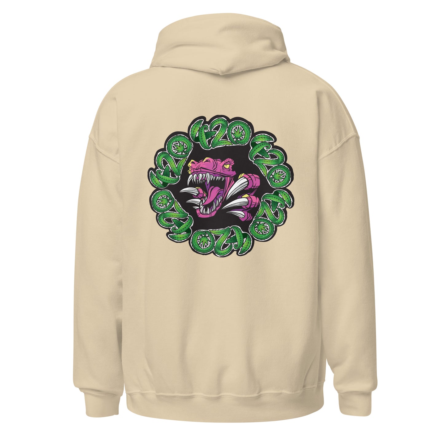 Untamed Dinosaur 420 Hoodie