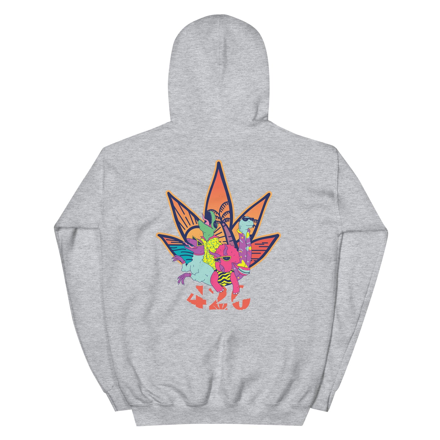 Friendly Dinosaur 420 Hoodie