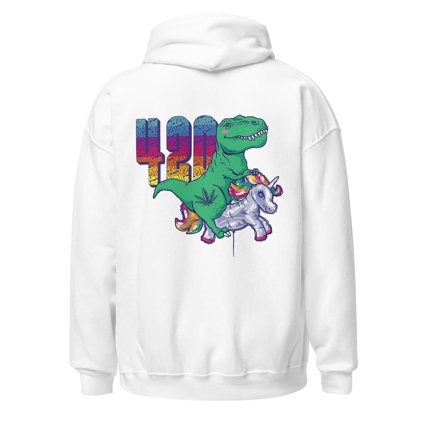 Lively Dinosaur 420 Hoodie