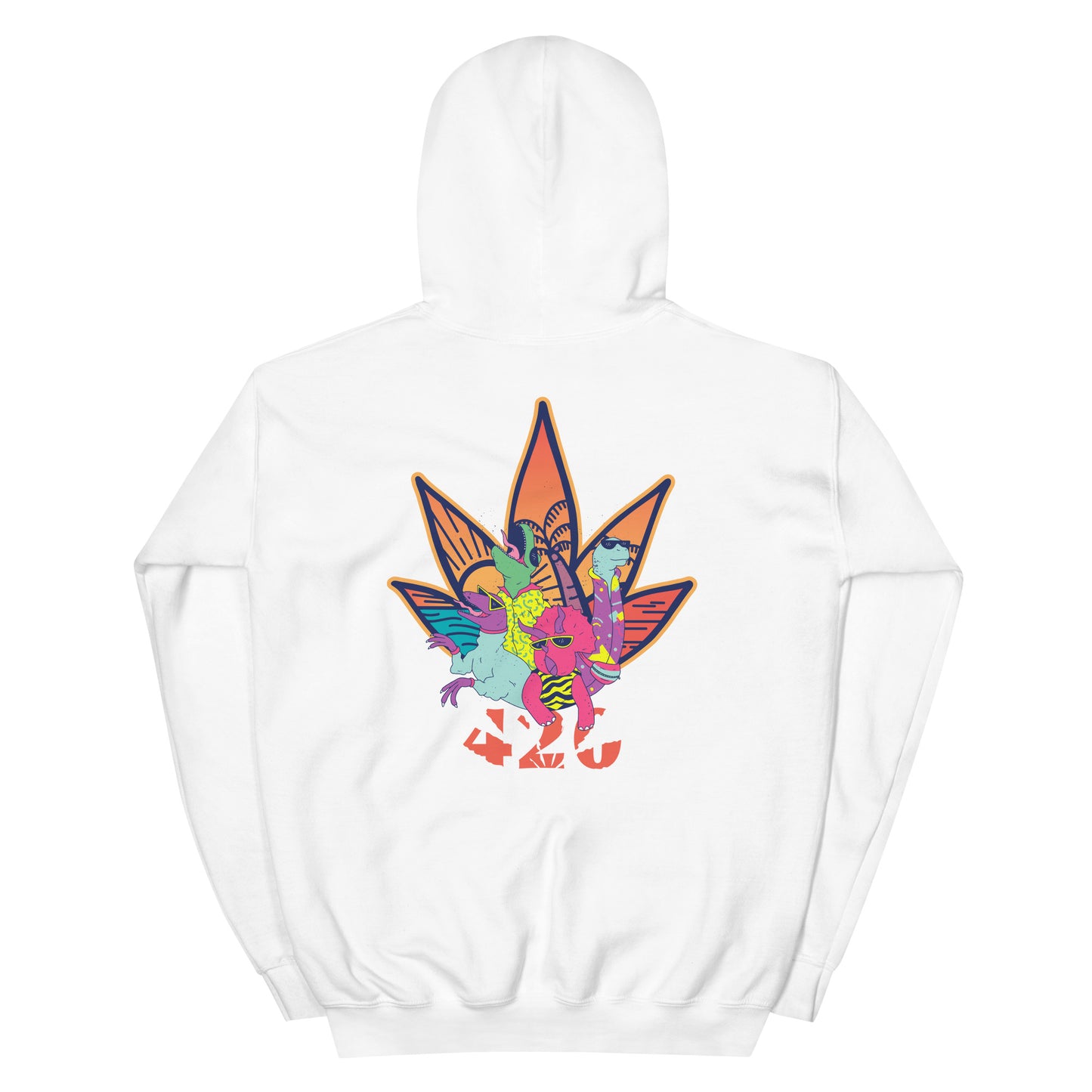 Friendly Dinosaur 420 Hoodie