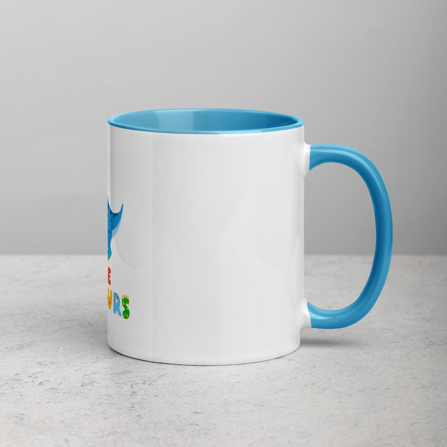 I love Dinosaurs Mug with Color Inside