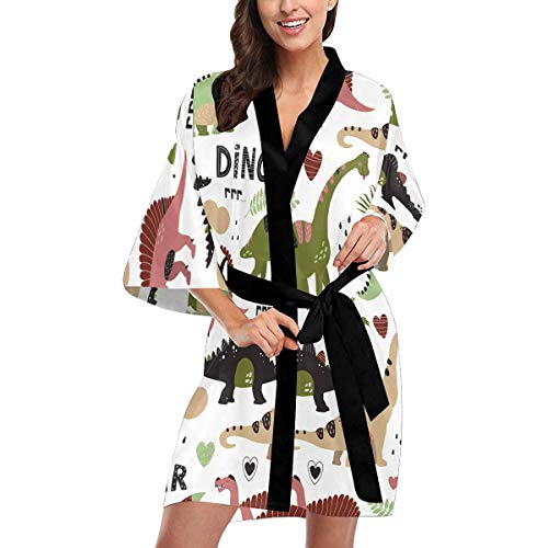 Dinosaurs Women Kimono Robes